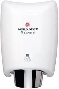 K-974A2 SMARTdri Plus Automatic Hand Dryer, Aluminum, White