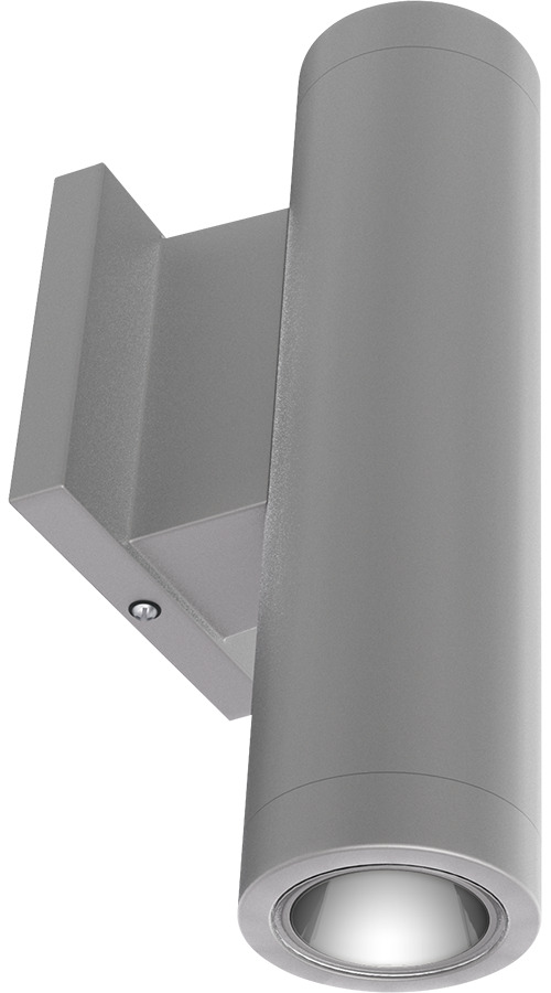 Cylinders 1451 Lumens Cdled 20W 2 Inches Wall Direct/Indirect 90CRI 3500K Matte Silver
