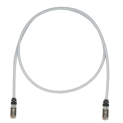 Copper Patch Cord, Cat 6A, Intl Gray S/F