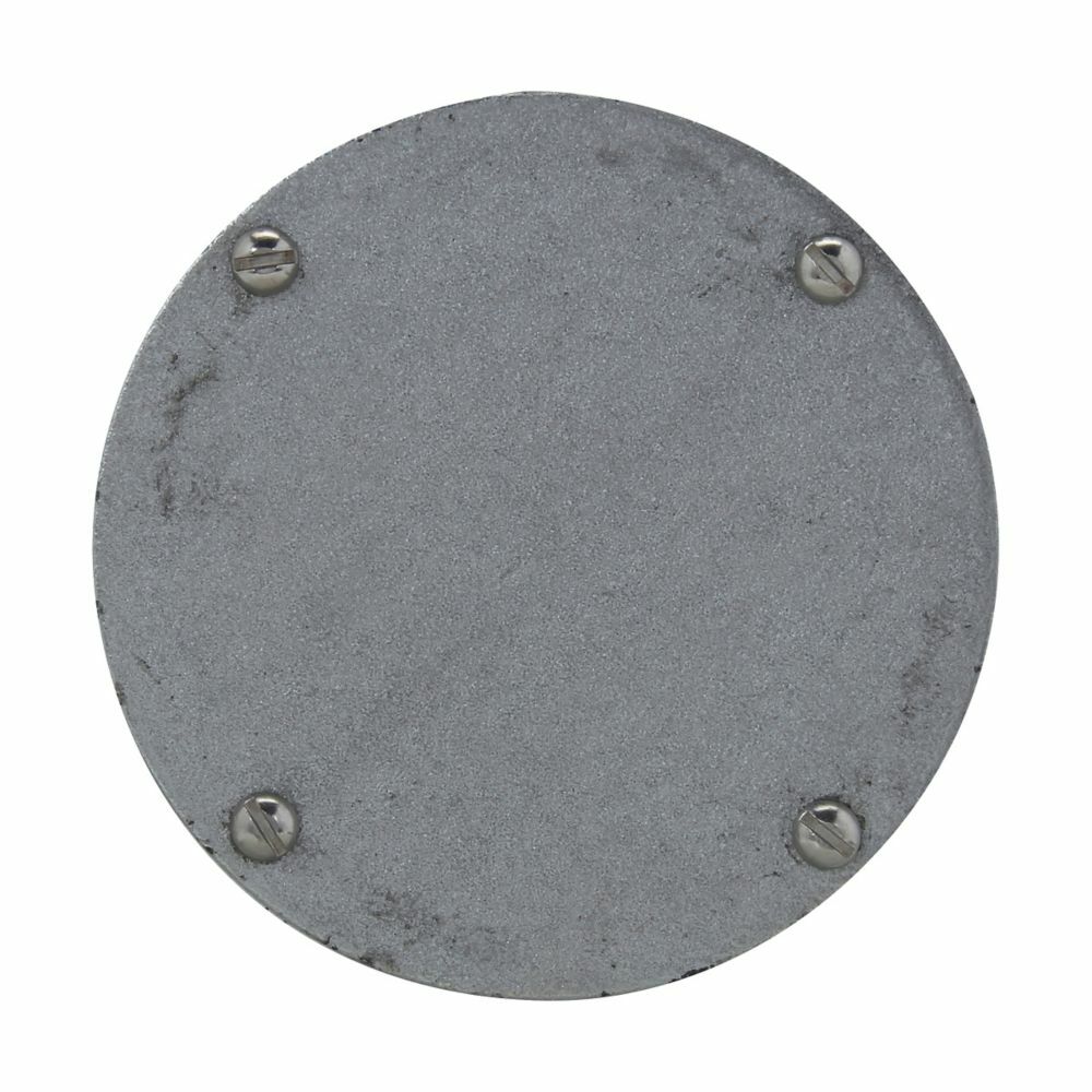 Eaton Crouse-Hinds series Condulet GRF blank cover, Copper-free aluminum, Surface mount