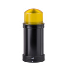 Indicator bank, Harmony XVB, illuminated unit, plastic, yellow, 70mm, integral flash discharge tube, 5joule, 24V AC/DC