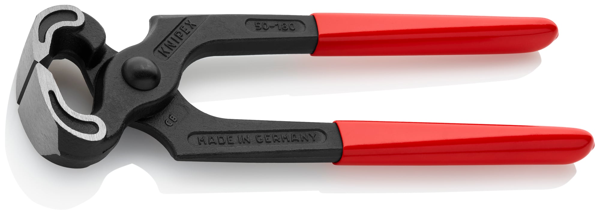 Carpenters' End Cutting Pliers, 7 1/4 in., Plastic Coating, Polished