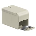 Hubbell Wiring Device Kellems, Metal Raceway, Entrance Fitting, HBL2000Series, Ivory