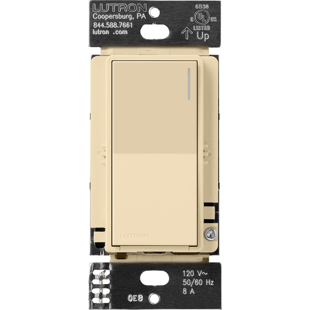 Lutron RadioRA 3 Sunnata RF Neutral Switch, 8A - Ivory