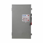 Eaton Heavy duty single-throw non-fused safety switch, Single-throw, 200A, Neam 3R, Painted galvanized steel, Non-Fusible, Two-pole, Two-wire, 50 at 480 Vac TD 1 Ph, 50 at 600 Vac TD 1 Ph, 50 at 600 Vdc