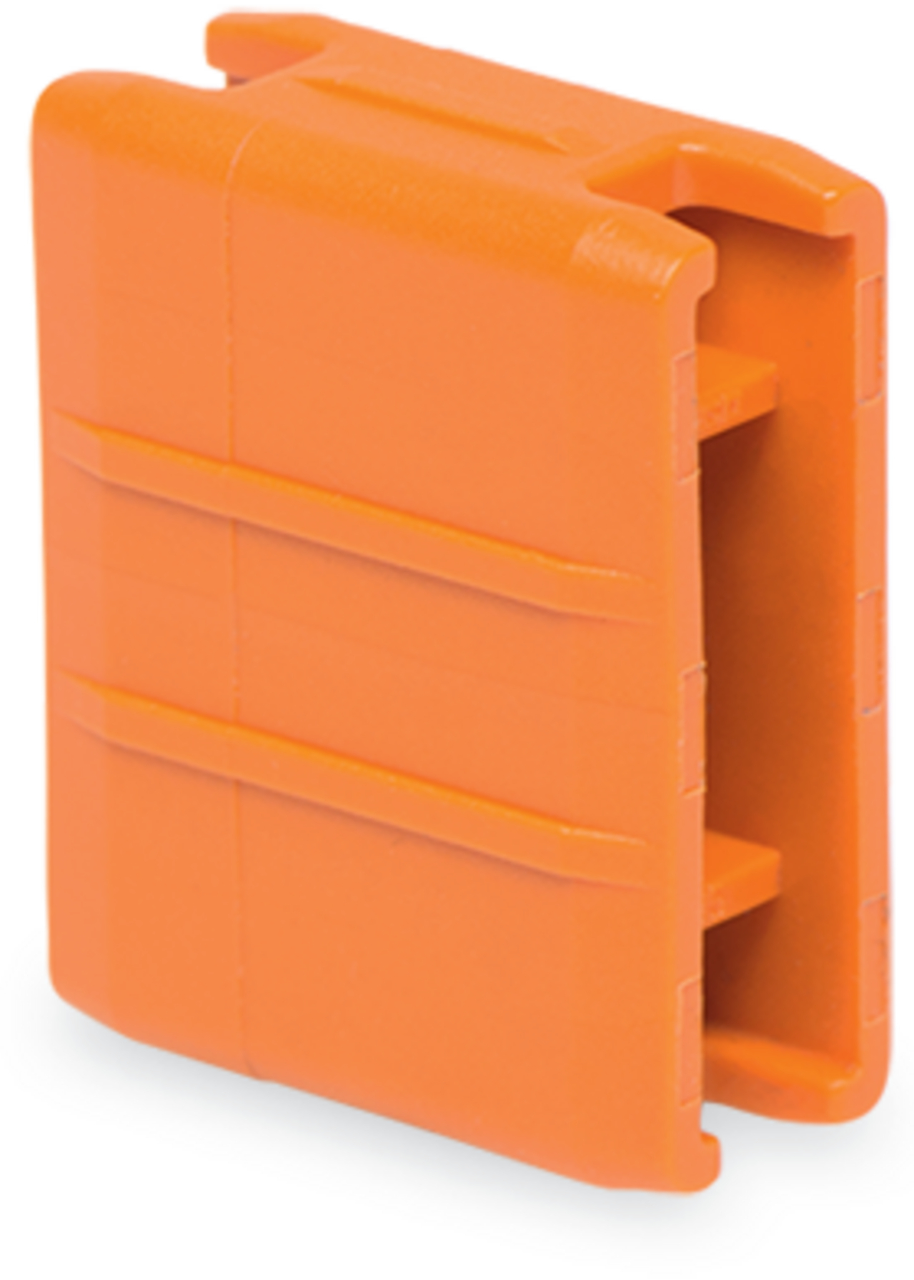 Fixing element; for 185 mm high-current terminal blocks; orange