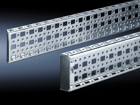 TS punched section with mounting flange, 23 x 73 mm, For the inner mounting level