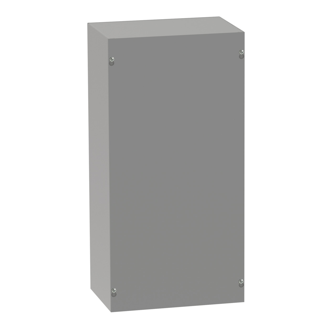 Screw-Cover Enclosure Type 1 no Knockouts, 36x30x6, Gray, Steel