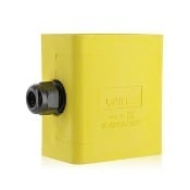 Portable Outlet Box, Sing-Gang, Extra Deep, Pendant Style, Cable Diameter 0.230-Inch, 0.546-Inch, Yellow