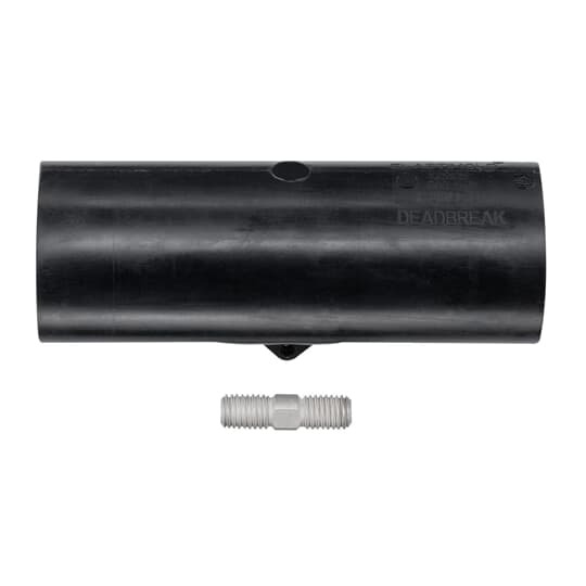 15/25kV 600 Series Deadbreak Bushing Extender - Length 8.41 inch x 3.17 inch Diameter,  (with Stud - Length 2.28 inch  5/8-11 UNC-2A Thread)