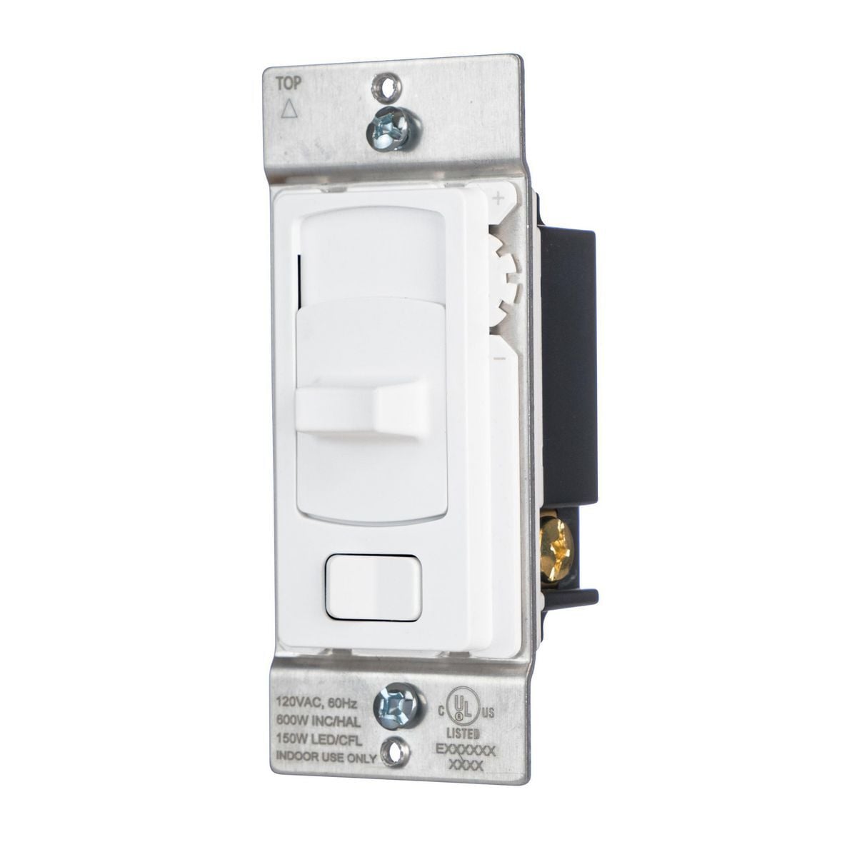 Take control of the lighting ambiance in your home while reducing your energy footprint by combining our Slide Dimmer Switch with efficient LED light bulbs. Designed to work with a full range of LED/CFL and even traditional Incandescent bulbs using digital trim adjust to reduce flicker and offer the best range of light use. Customize the feel and comfort of your home's lighting with Hubbell's Residential Dimmers.
