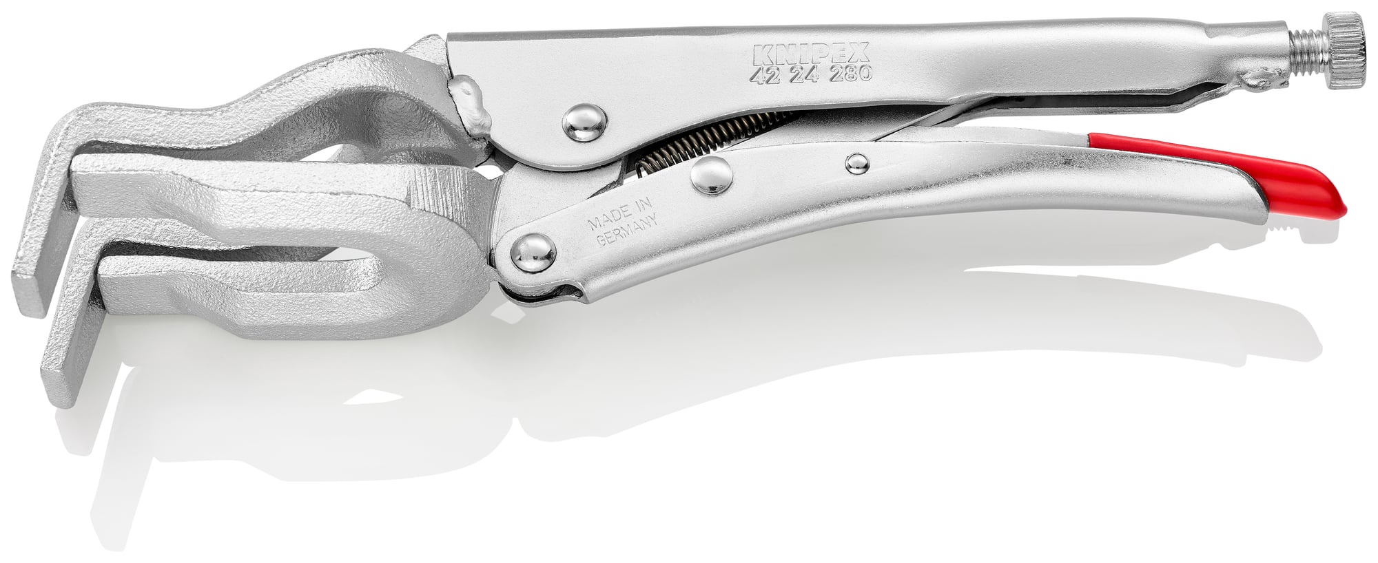 Welding Grip Pliers, 11 in., Bare Handles, 2 3/4 in. Max. Opening