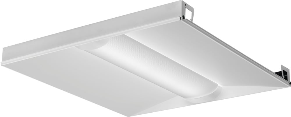 2BLT2 33L ADP EZ1 LP840 2ft x 2ft Basket LED Lensed Troffer, 3000 LM, 4000K, 27W, 1pct Dim