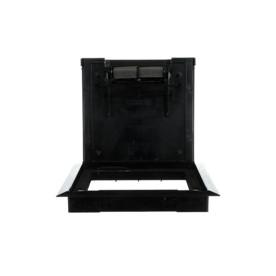 Cover for 665 Series Boxes, Black, Polycarbonate with 5/32 Inch Steel Plate, Load Rating 750 Pounds
