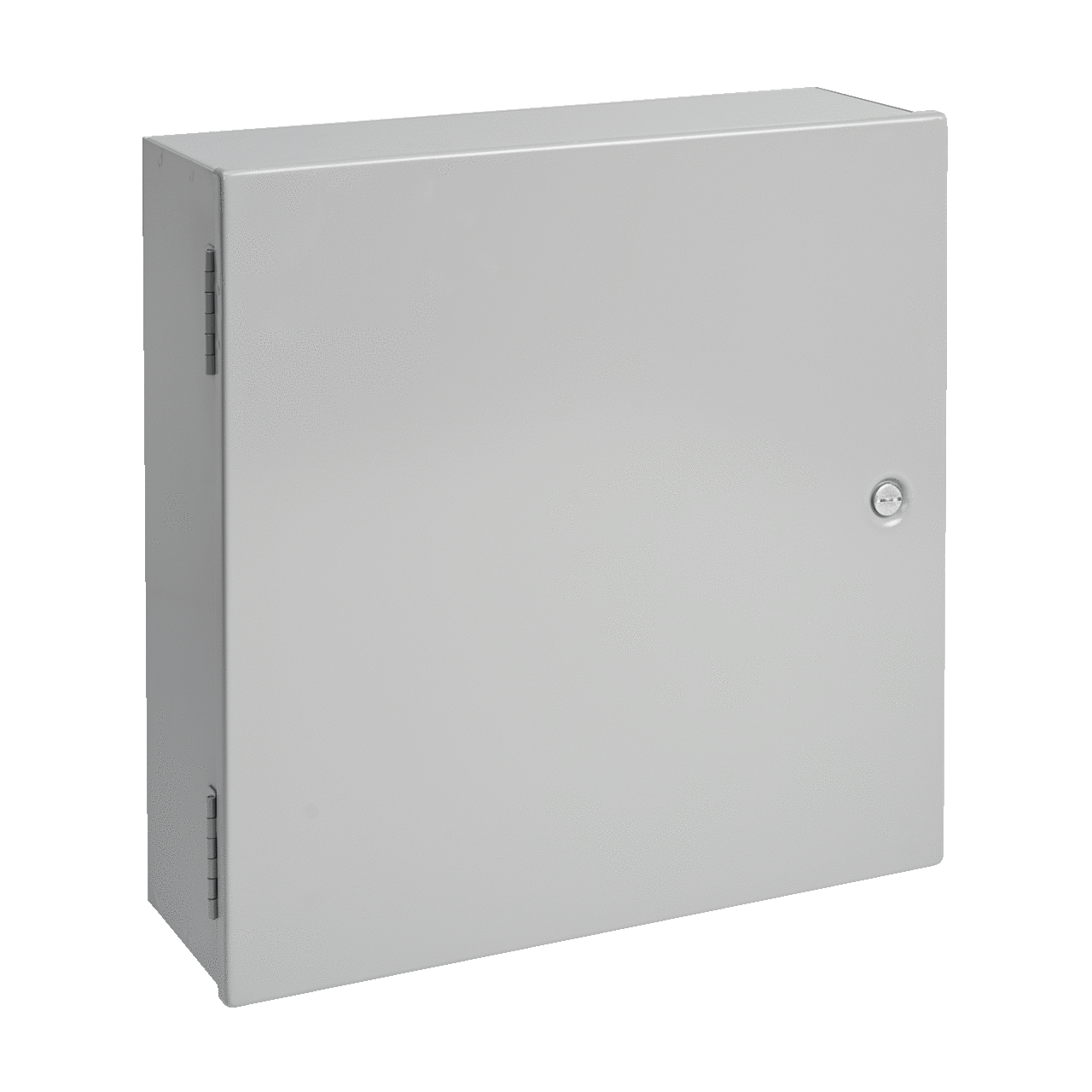 Medium Hinged-Cover Type 1, 30.00x24.00x10.62, Gray, Steel