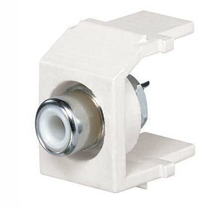 NK RCA Module, Solder Type, White Insert