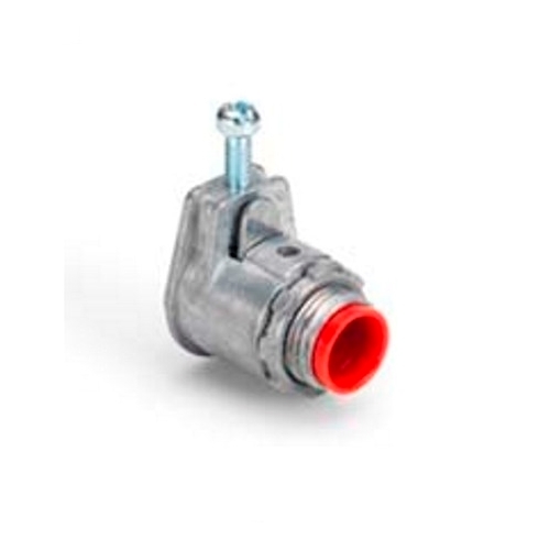 Single Screw Strap Connector with Insulated Throat
