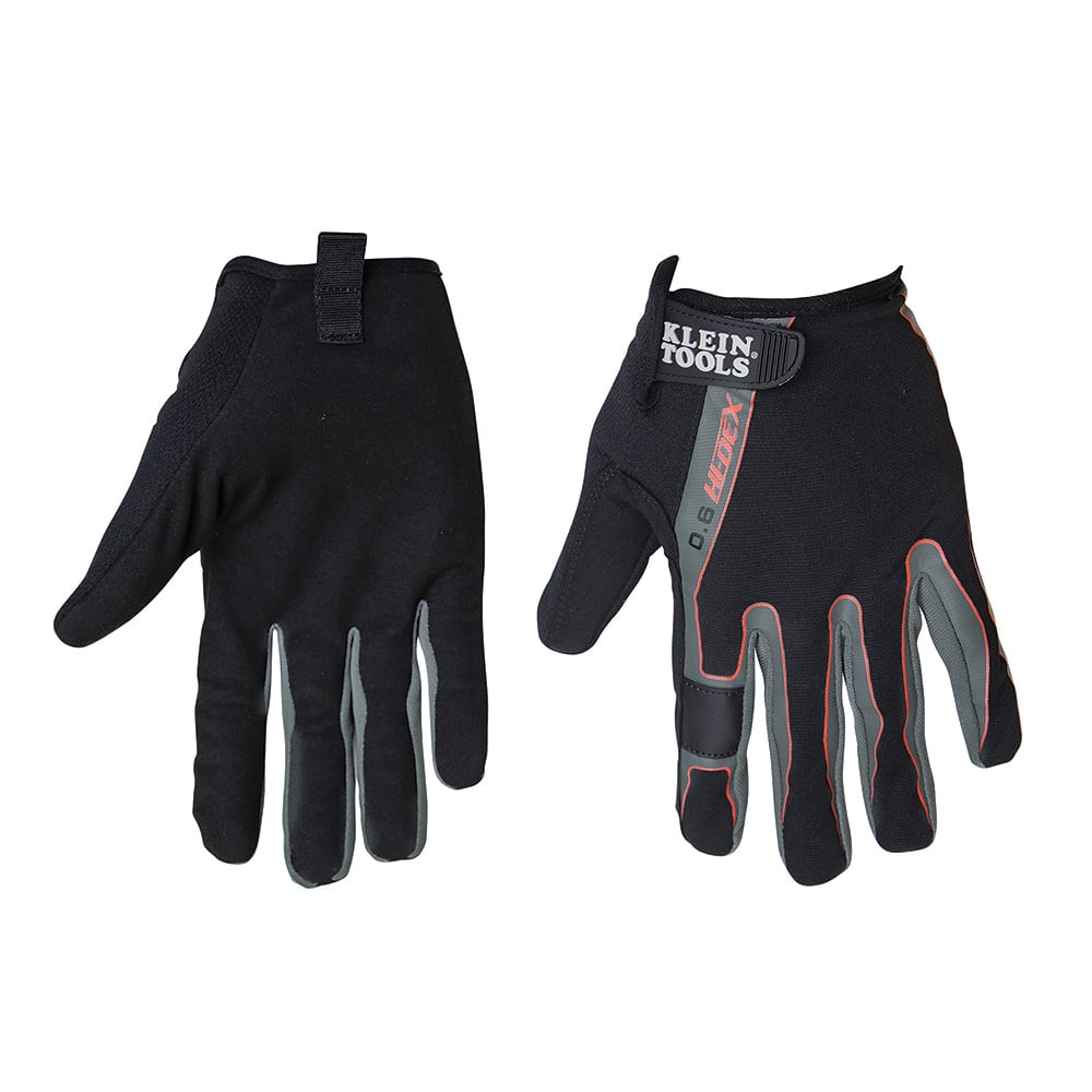 40230 Touchscreen High Dexterity Gloves, L, Fabric, Black
