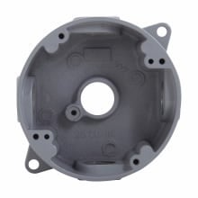 Eaton Crouse-Hinds series Vaporgard VD/VX junction box, Incandescent, Copper-free aluminum, Ceiling, wall mount, 5 hubs, 4 plugs, 3/4"