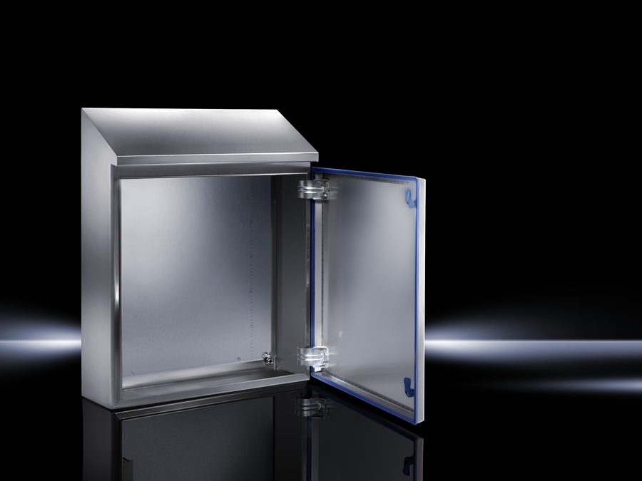 HD Compact Enclosure WHD 810x650x300mm - Design: Roof angled forwards by 30.