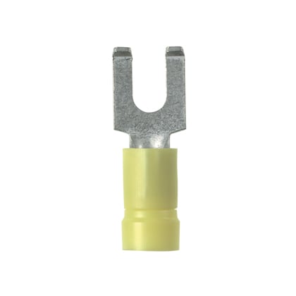 Flanged Fork Terminal, vinyl insulated, 