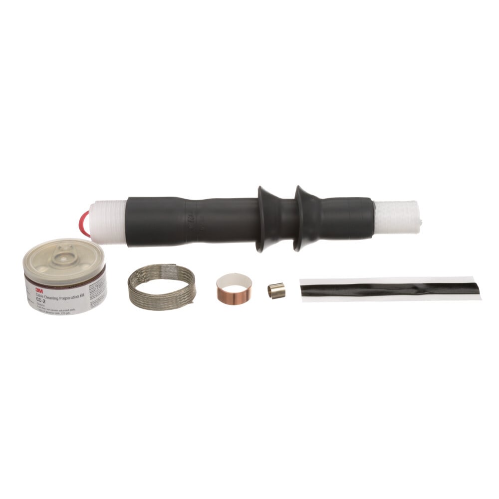 3M(TM) Cold Shrink QT-III Outdoor 2 Skirt Termination 7621-S-2, 0.44-0.89 in (11,2-22,7 mm) Cable Insulation O.D.