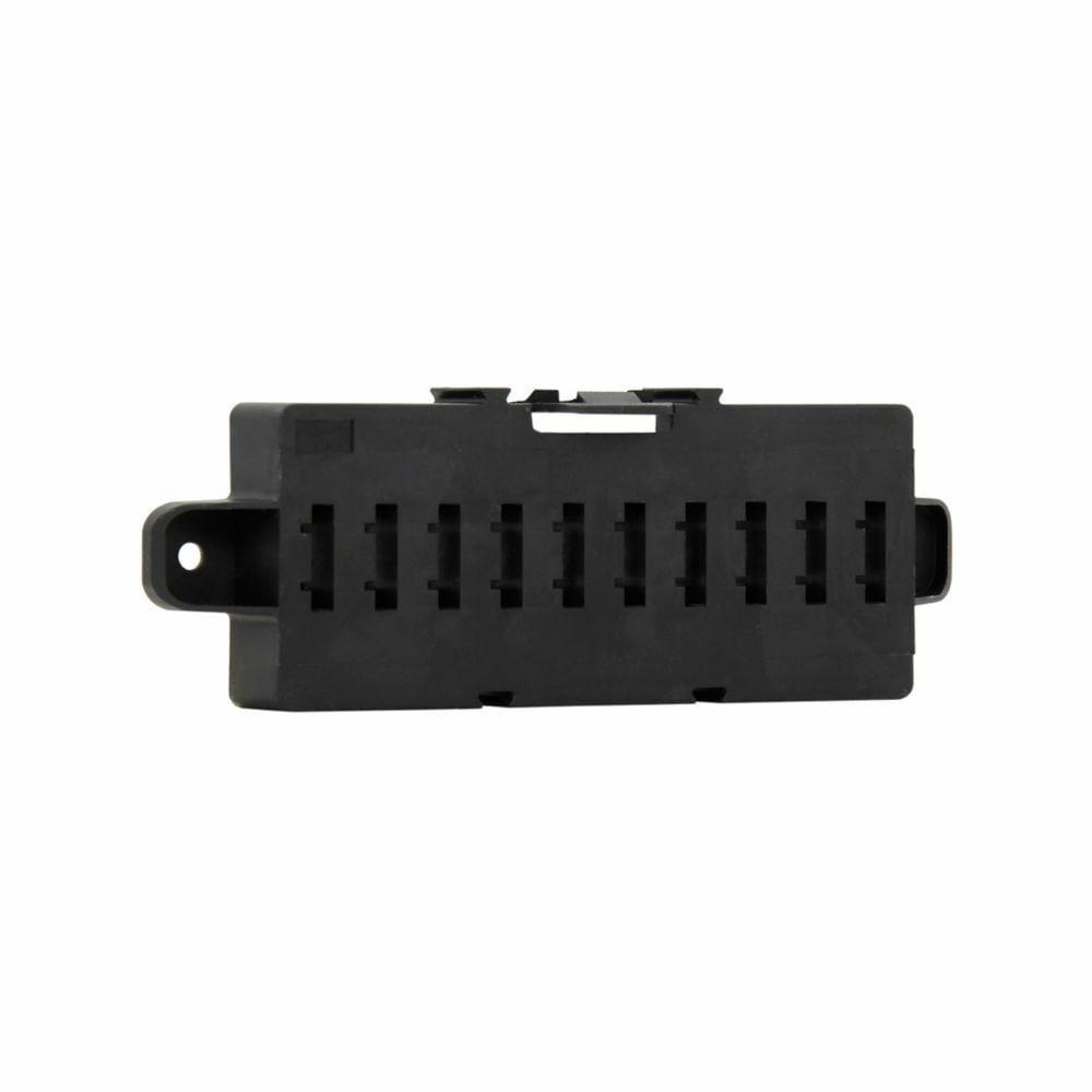Spare Fuse Holder, Black, Thermoplastic material, Used with GMT Fuse, Ten positions