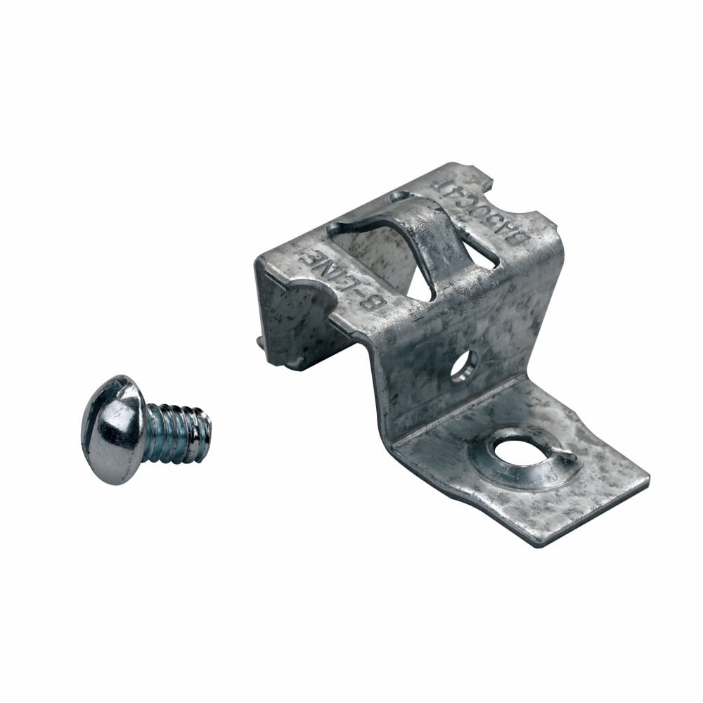 Eaton B-Line series acoustical tee and t-bar fasteners, Acoustical tee, 1" Height, 1" Length, 1" Width, 0.062lbs, Heavy-duty electrical box hanger, Pre-galvanized