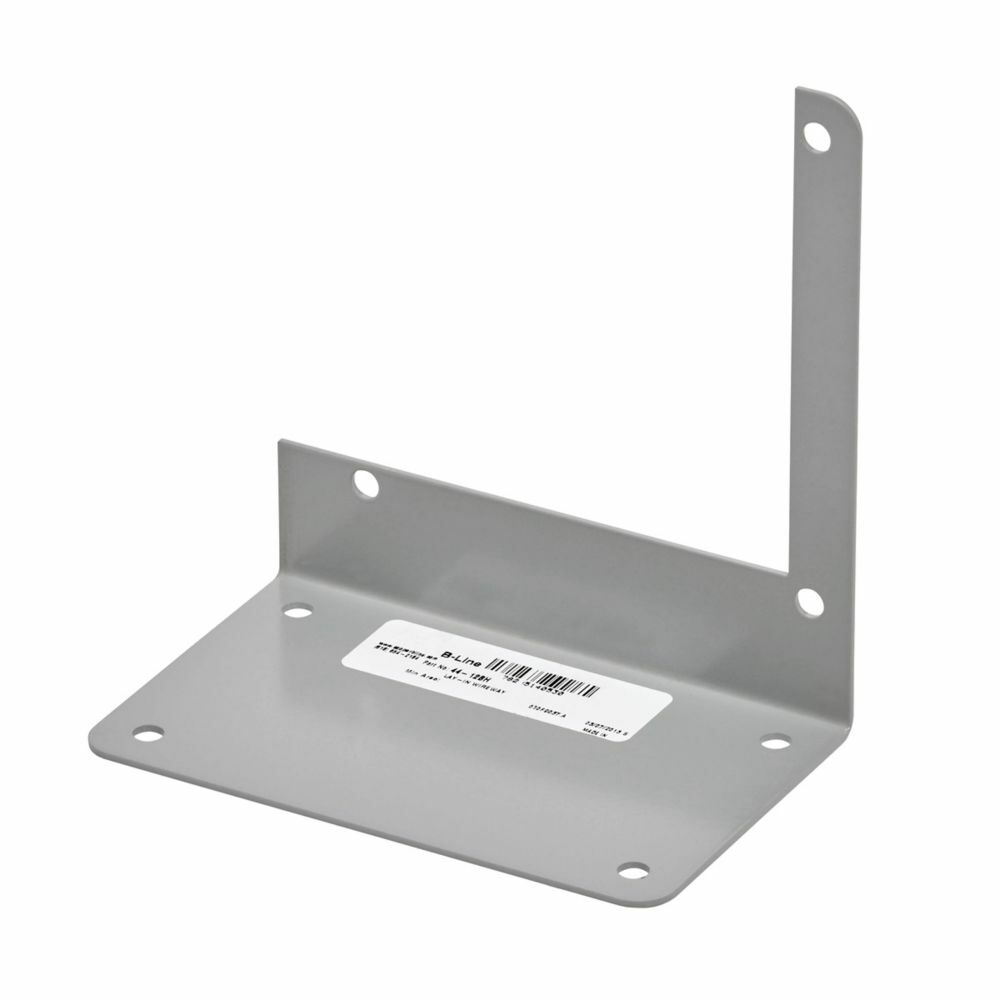 Eaton B-Line series wireway hanger, Wireway hangers (bracket), NEMA 12, Steel, ANSI 61 gray painted, 6" X 6"