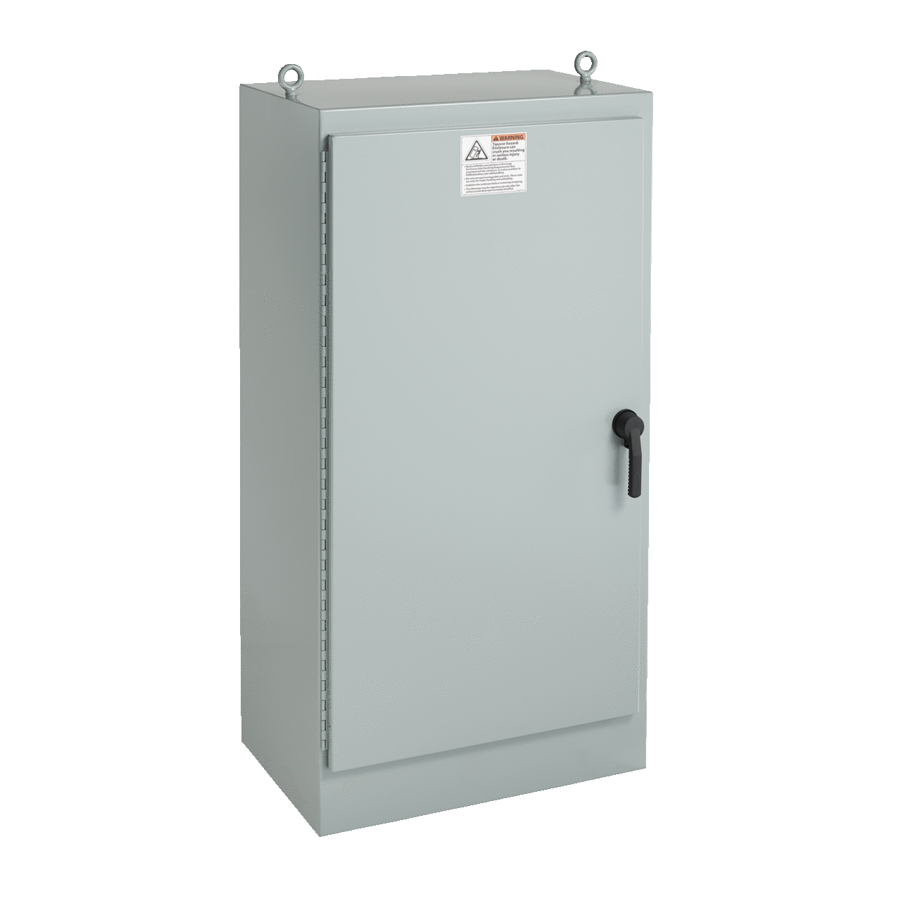 Free-Stand with 3-Point Latch Type 4, 72.06x37.06x24.06, Gray, Steel