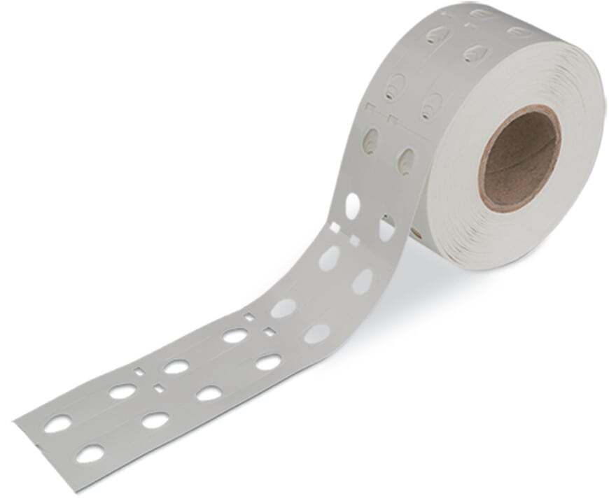 Conductor markers for thread-on mounting; for Smart Printer; 10 x 17 mm; white