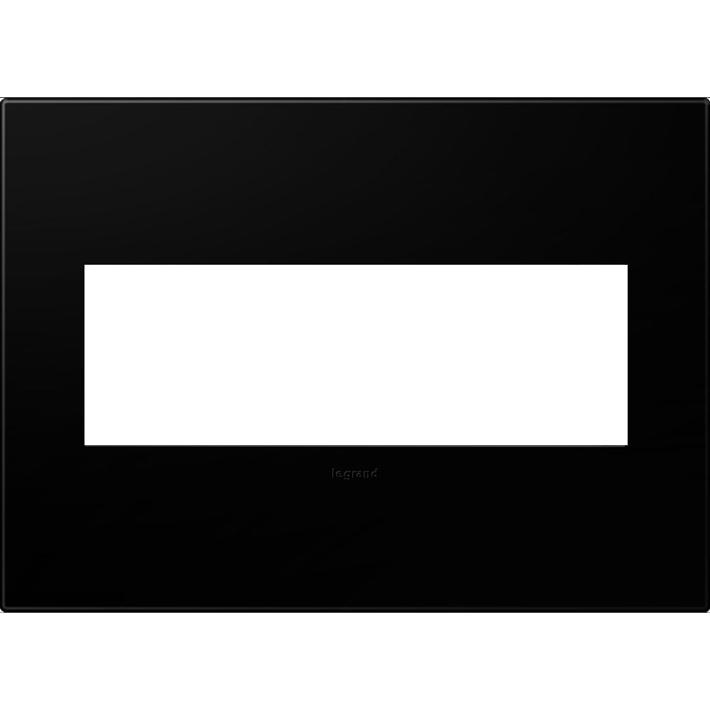 adorne 3Gang Black Ink Wall Plate