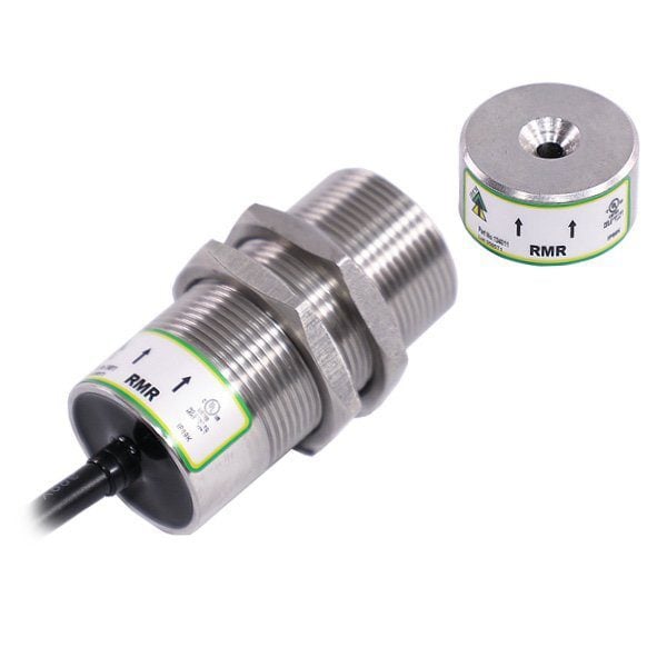 RMR Magnetic Non Contact Switch, 8Way, 2NC 1NO, M12