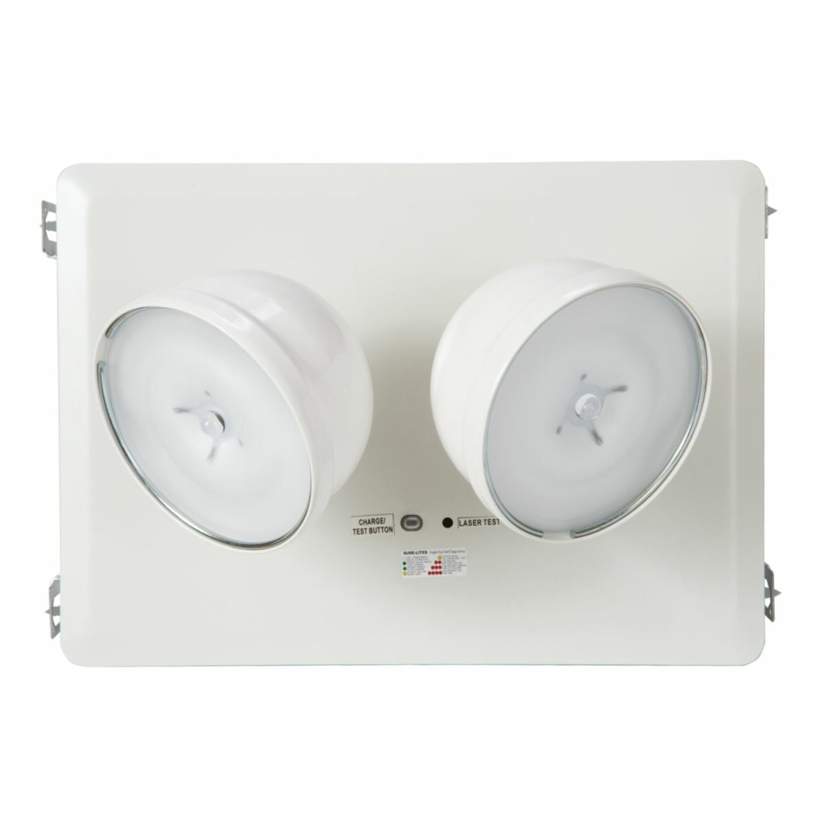 Recessed Emergency Light, 60 FT, 4W Remote capacity, Self-Diagnostic