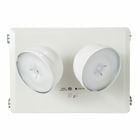 Recessed Emergency Light, 60 FT, 4W Remote capacity, Self-Diagnostic