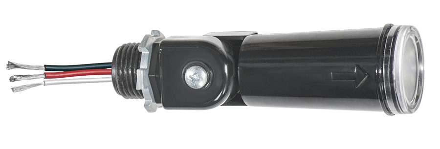 Photocontrol Swivel 900W,120V Pencil Type, Black
