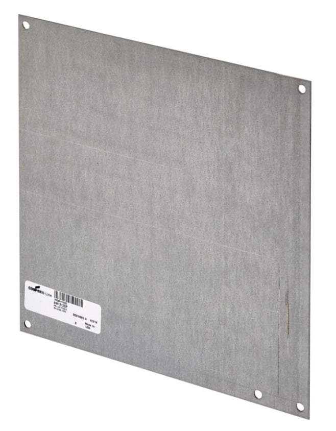 AW64P Flat Solid Enclosure Panel, 2.87 in W x 4.87 in H, Steel, White