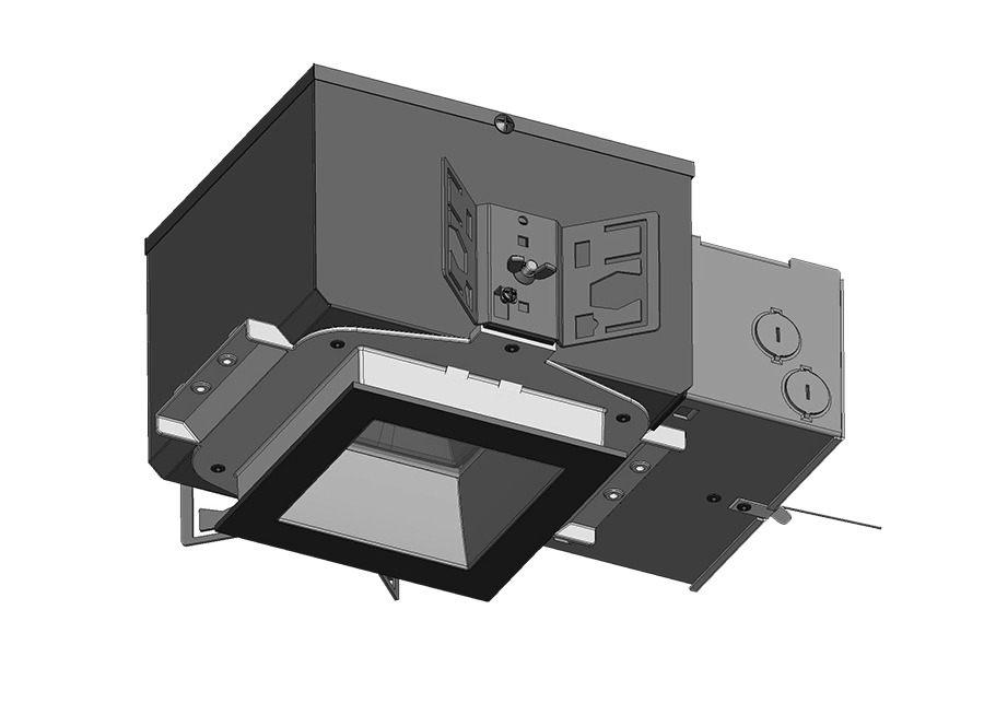 Downlights Rough-In Ic Rated 4" Square 20W
