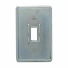 Eaton Crouse-Hinds series DS snap or toggle switch cover, Sheet steel, Surface mount, Single-gang, For square handle general use snap or toggle switches - guarded