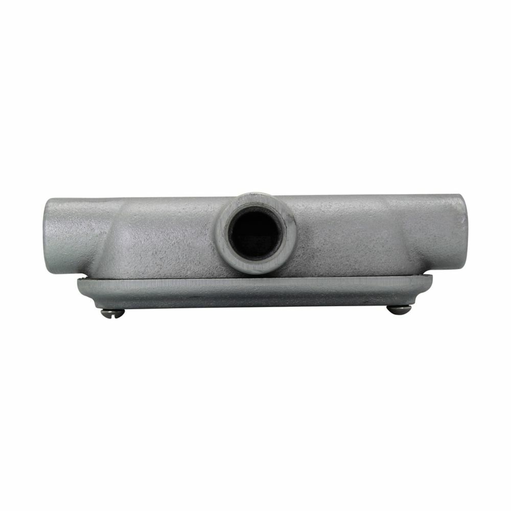 Eaton Crouse-Hinds series Condulet B mogul conduit body, Feraloy iron alloy, T shape, SnapPack gasket and cover, 1-1/4"