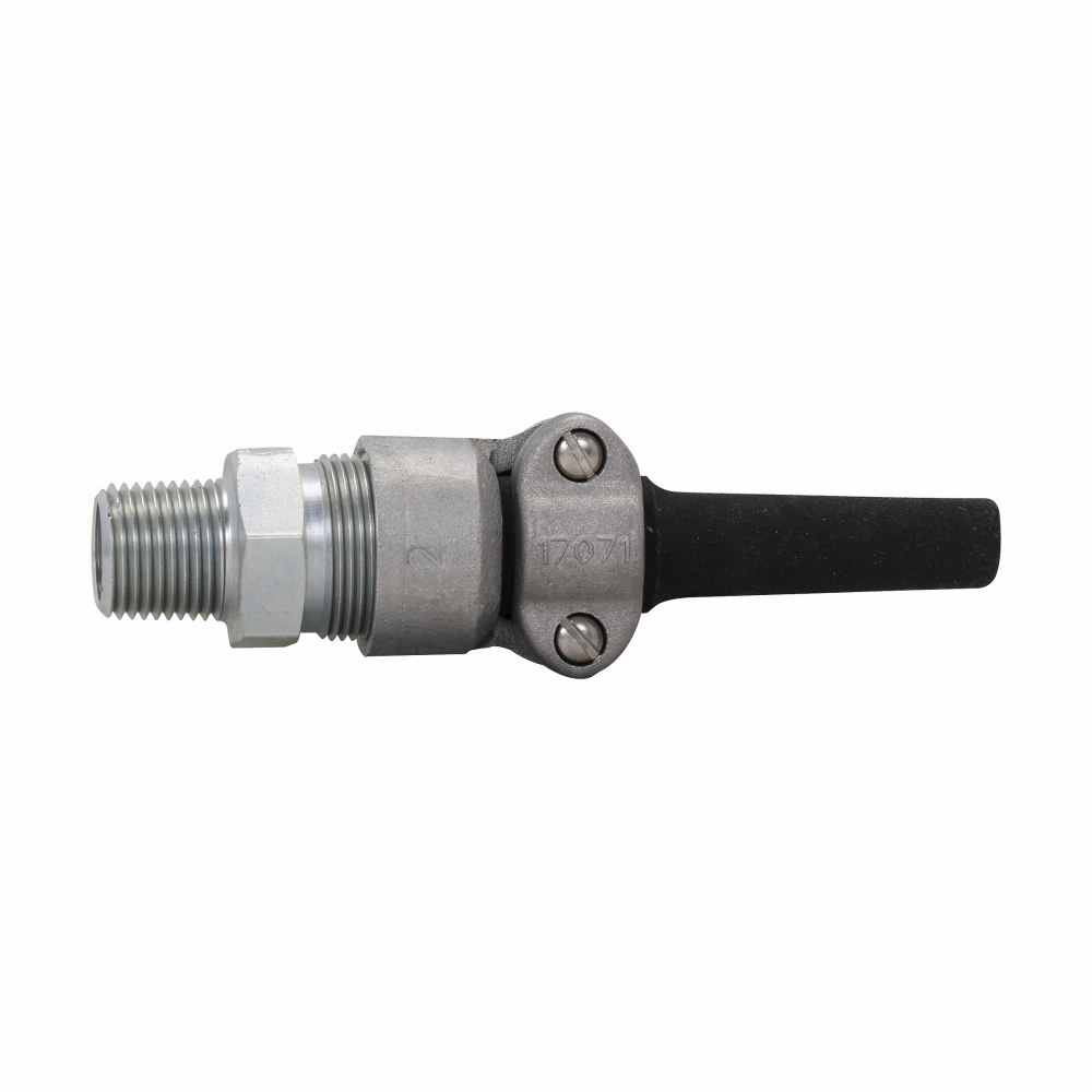 Eaton Crouse-Hinds series CGBS portable cord connector, Non-armoured cable, Steel, Outer sheath min/max: 0.312-0.437", Explosionproof, 3/4" NPT