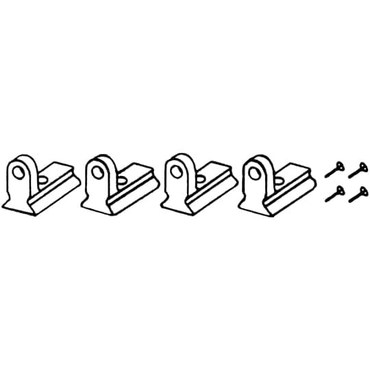 Panel adjuster kit. Kit includes 4 panel adjusters with (4) #10-32 screws to mount panel.