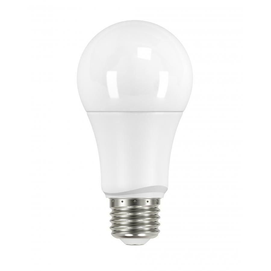 9.5W A19 LED Lamp Frosted 27K E26 220' Beam 120V Non-Dimmable 4-PK