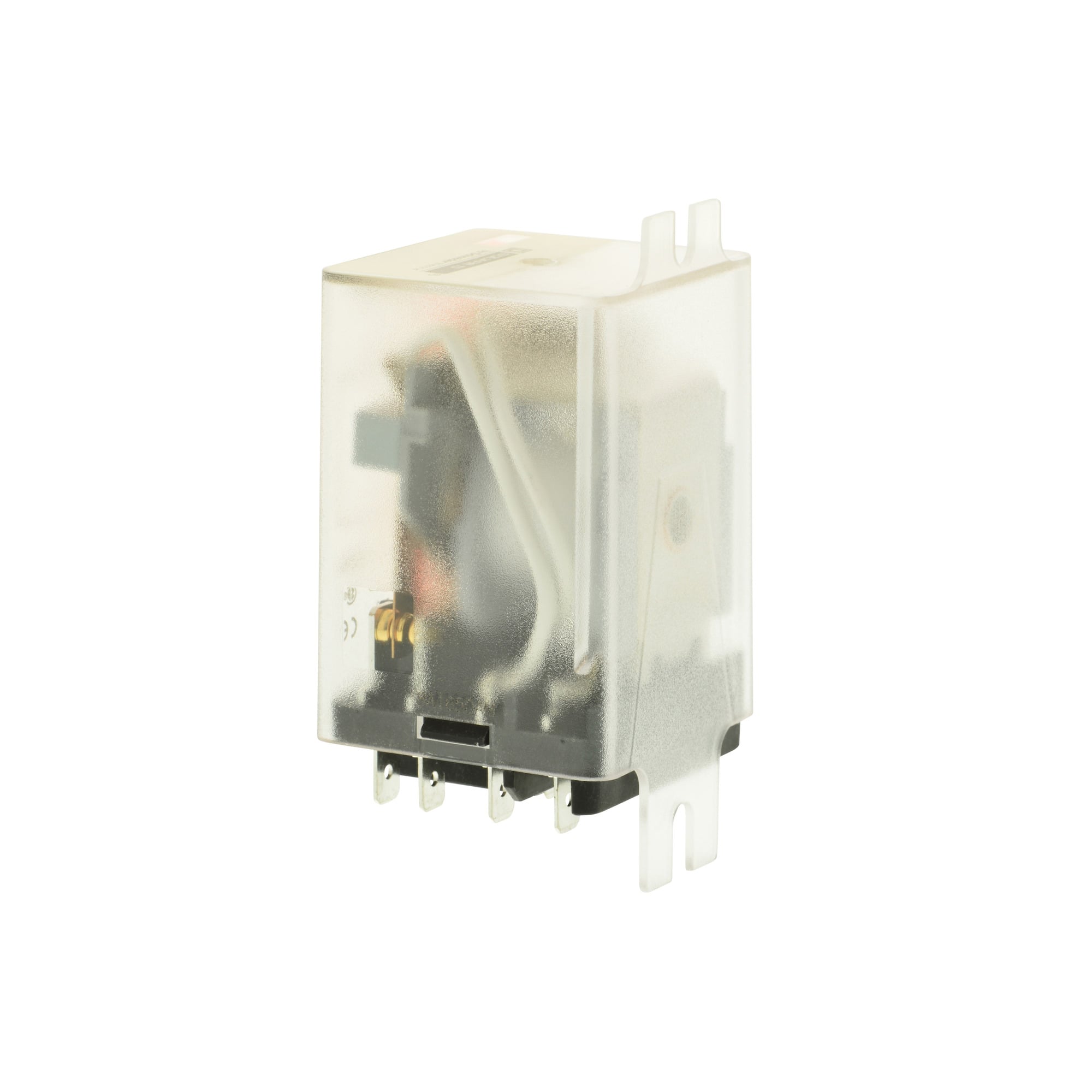 Plug in relay, Type KF, flange mounted, 1 HP at 277 VAC, 10A resistive at 277 VAC, 3PDT, 3 NO, 3 NC, 24 VAC coil