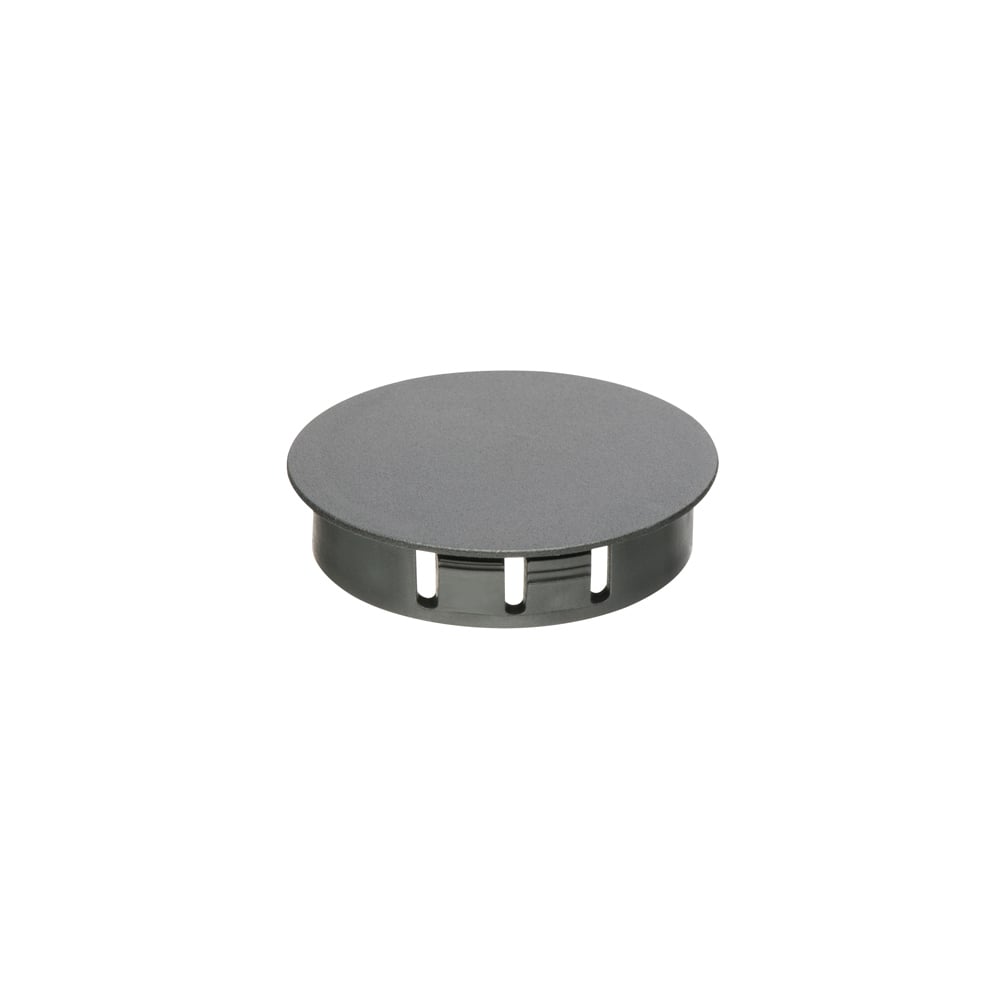 Non metallic snap in knockout bushings. Color Black. Trade Size 1-1/4".