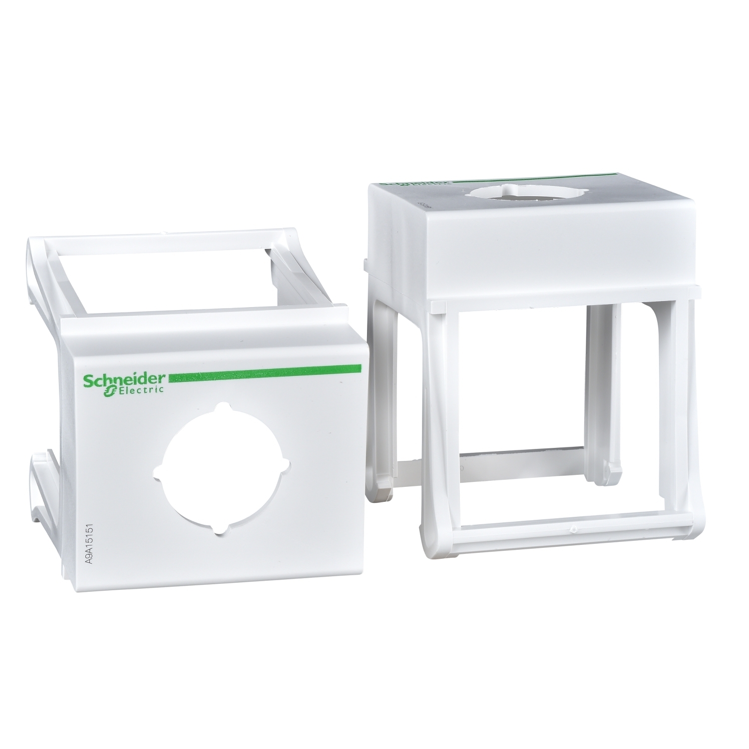 DIN rail mounting base -  22 mm units - for control and signalling unit