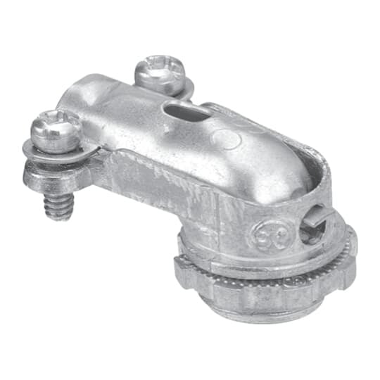 Connector, Insulated 90 Degree Clamp-Type, Size 1 Inch, Clamping Range 1.06 Inch - 1.40 Inch, Length 2.87 Inches, Die Cast Zinc