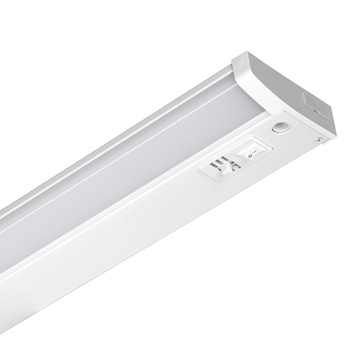 1 ft, LED Undercabinet, 7.5 W, 3000 K, Lumens Per Watt: 49, 120 V, 90 CRI.