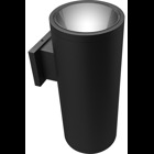 Cylinder Wall Up 6 inch 26W, 4000k, 120-277V, Dimmable 50Deg, Black