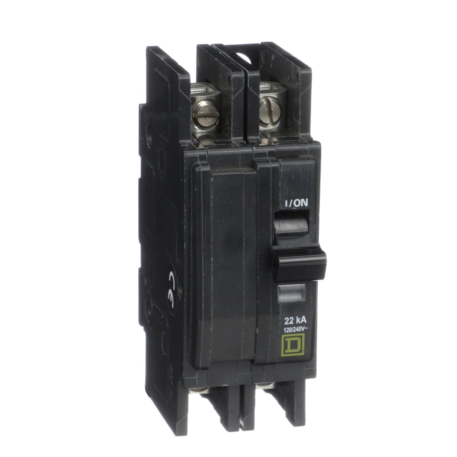 Mini circuit breaker, QOU, 60A, 2 pole, 120/240VAC, 22kA